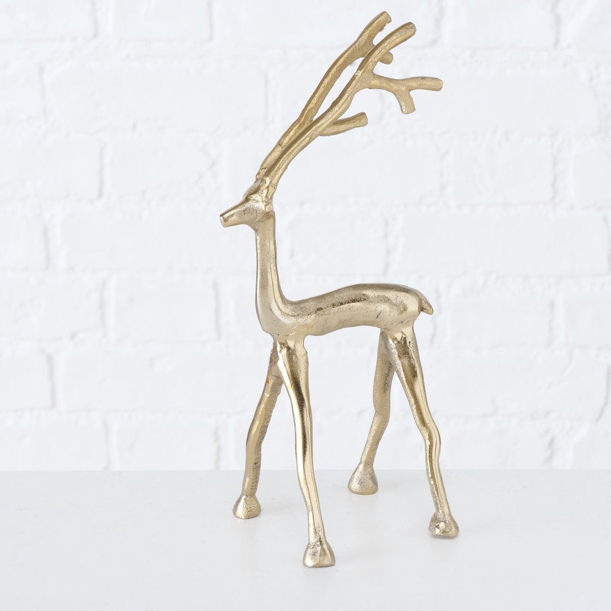 Rendier Frody goudkleur aluminium h29cm