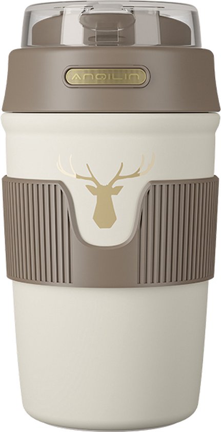 Thermosbeker Koffie To Go, Geïsoleerd & Lekvrij - BPA-Vrij, Vaatwasmachinebestendig