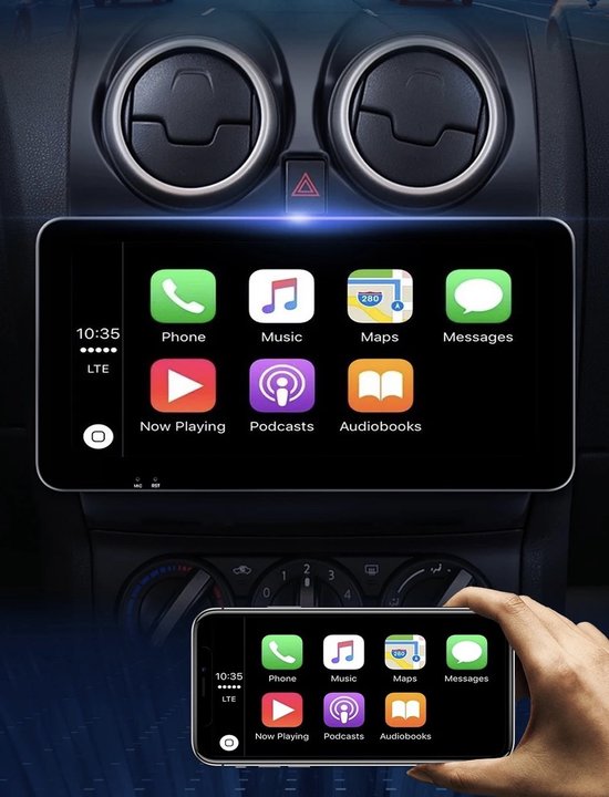 8core CarPlay QLED Nissan Qashqai 20062013 Android 11 navigatie en