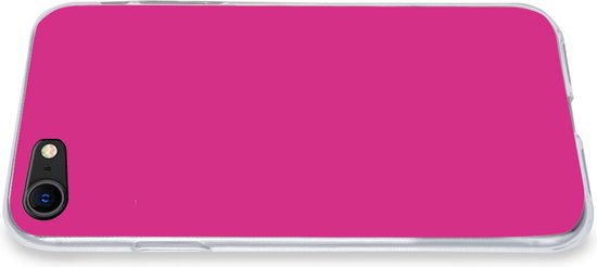 Coque iPhone 8 - Fuchsia - Fluo - Couleurs - Coque de téléphone en Siliconen