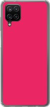 Coque Samsung Galaxy A12 - Carmin - Couleurs - Palette - Rose - Couleur - Uni - Coque de téléphone en Siliconen