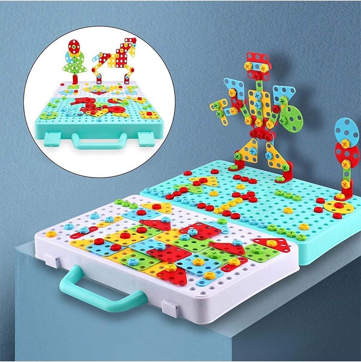 3D Speelgoed Boerderij Bouwpakket miniatuur constructie Playpress Toys