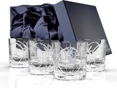 Coffret cadeau très exclusif Glencairn Bothwell 4x Verre à whisky - Cristal 24% cristal au plomb - Fabriqué en Ecosse