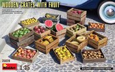 1:35 MiniArt 35628 Wooden Crates with fruit Plastic Modelbouwpakket