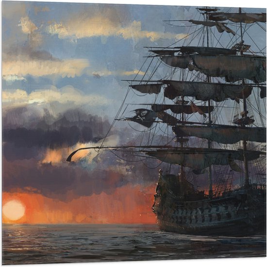 Vlag Piraat doodshoofd (60 x 90 cm