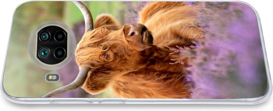 Coque Xiaomi Mi 10T Lite 5G - Highlander écossais - Marron - Buissons - Coque de téléphone en Siliconen