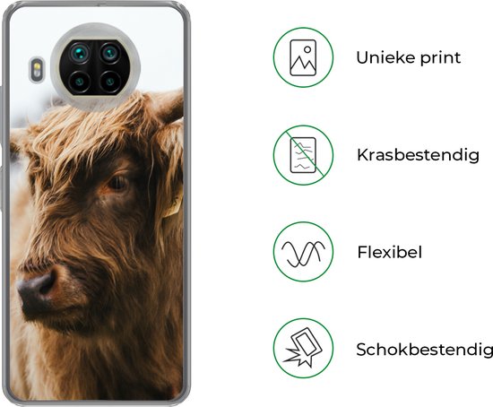 Xiaomi Mi 10T Lite 5G - Highlander écossais - Animaux - Cornes - Coque de téléphone en Siliconen