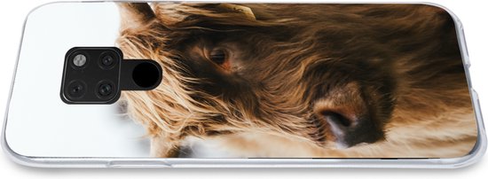 Coque Huawei P40 Lite - Highlander écossais - Animaux - Cornes - Coque de téléphone en Siliconen