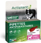 Labaratoire Agecom Actiplant Hond 15 tot 30kg anti-Vlo en Teek Pipetten