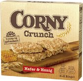 Corny Crunch mueslirepen haver & honing 6 stuks à 20 g elk, 19,1% vet 120 g doos