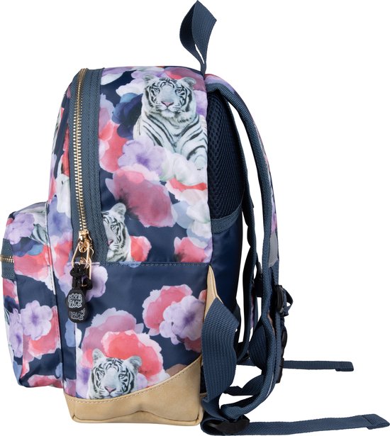 Pick Pack Rugzak Tijger van de Liefde Kinder Rugzak Denim Maat S bol