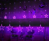 Rideau de Noël Étoile 2 Mètres - Violet