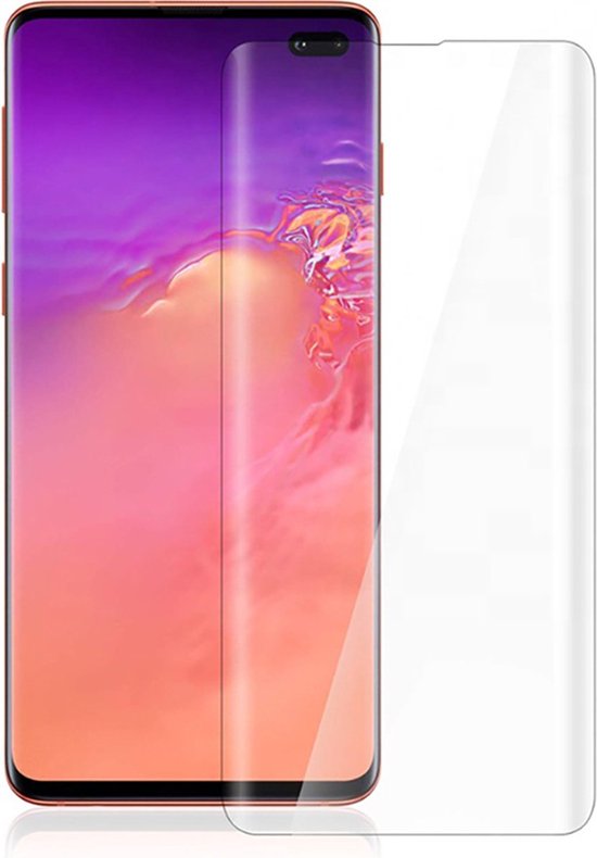 Samsung S10 Plus Screenprotector UV Beschermglas Samsung Galaxy S10