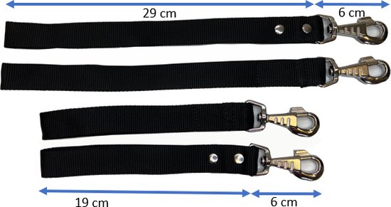 Laisse pour chien standard Pamoek - Grandes races de chien (30-80 kg) - 25 cm x 2,5 cm