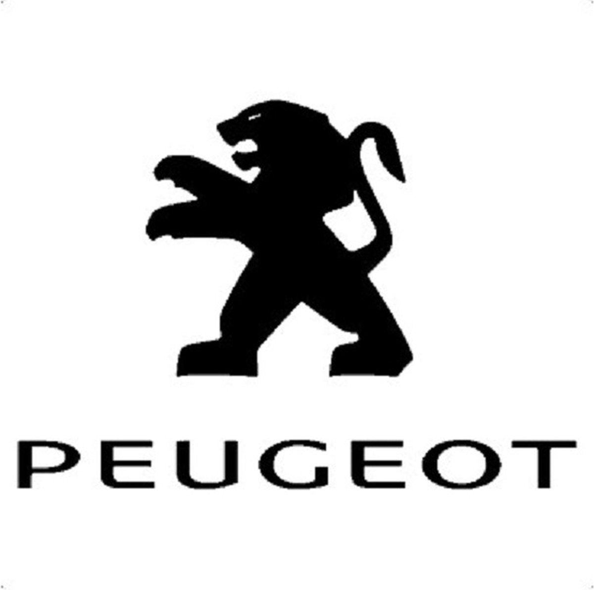 handdoek met Peugeot logo - 50 x 100 - wit - Peugeot