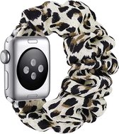 Cemika Bracelet de Montre Léopard M/L - Compatible avec Apple Watch - 1 2 3 4 5 SE 6 7 8 - 38mm 40mm 41mm - Fermeture Élastique - Remplacement Apple Watch Band - Bracelet Smartwatch