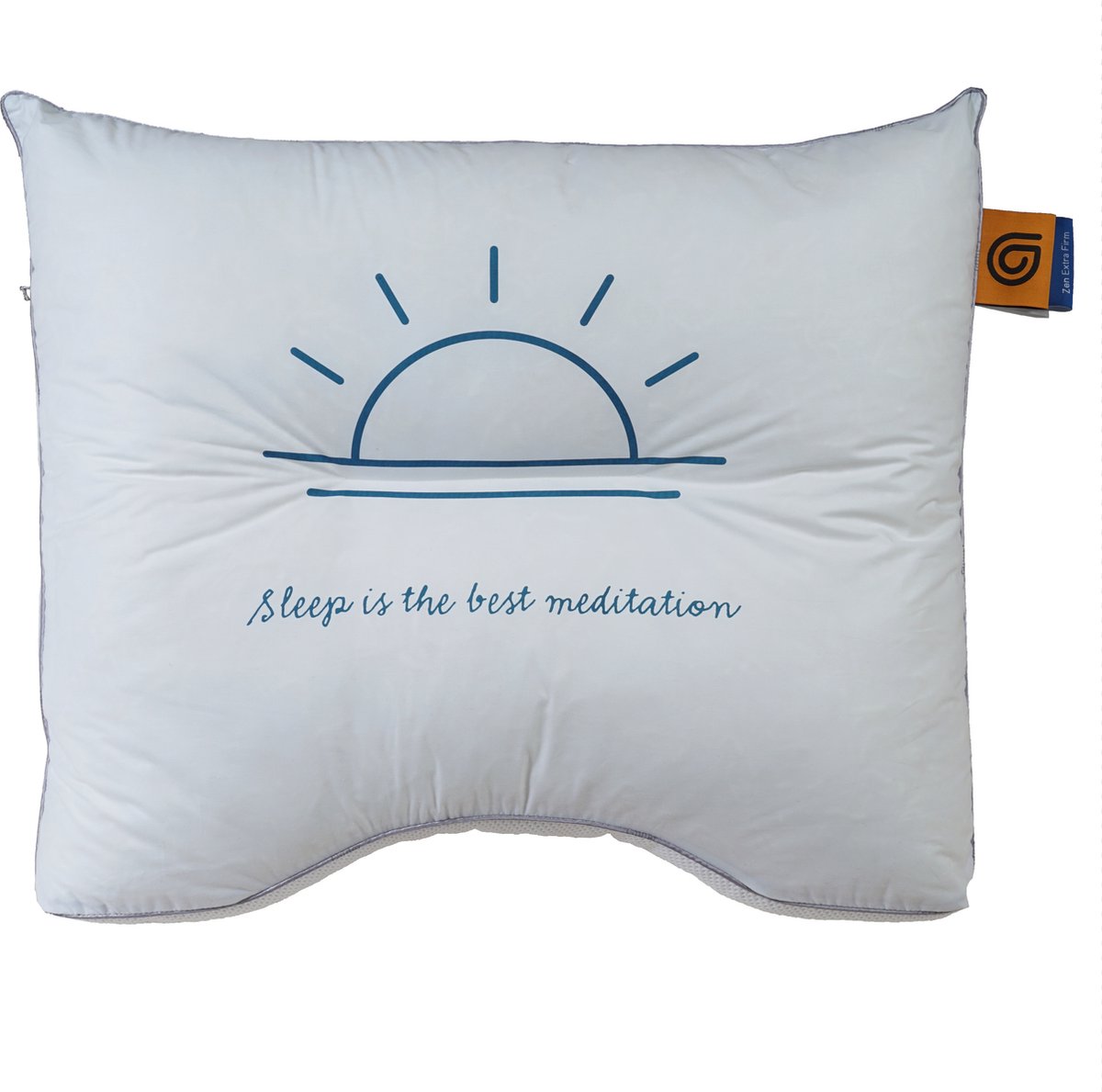 Gilder® ZEN kussen Extra Firm | vulling 50% vezelbolletjes, 50% latex staafjes (Fusionfiber) | vulgewicht 1530 gr. | anti-allergisch | 60x70 cm