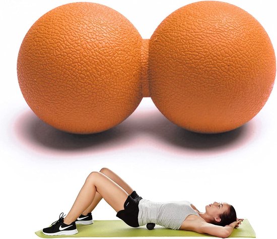 Foto: Mj sports premium peanut ball massage bal triggerpoints fitness 12 cm oranje