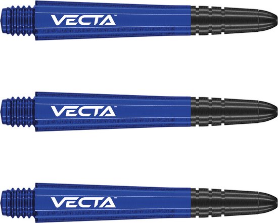 WINMAU - Vecta Dartschachten Blauw, Tussenliggend - 1 set per pakket (3 dartvluchten in totaal) van Winmau — afbeelding 2