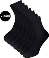 WeirdoSox dames sokken - 7-pack - Naadloos - Zwart - Maat 39-42