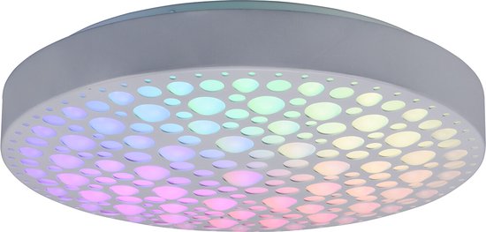 Reality - LED Plafondlamp - Plafondverlichting - 22W - Aanpasbare Kleur -  RGB -... | bol