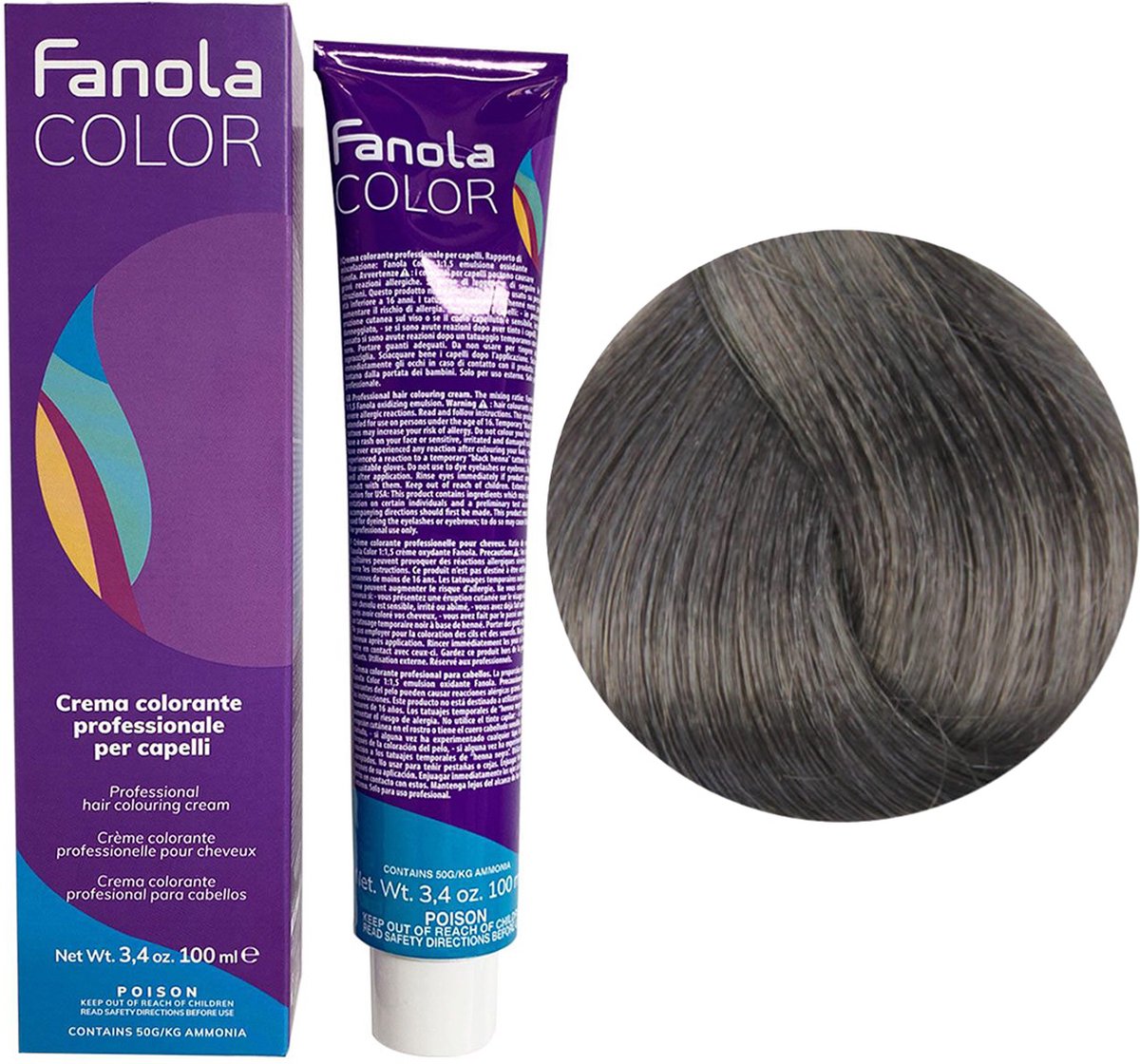 Narabar Urskive tempo Fanola Haarverf Professional Colouring Cream 8.11 Light Blonde Intense Ash  | bol.com
