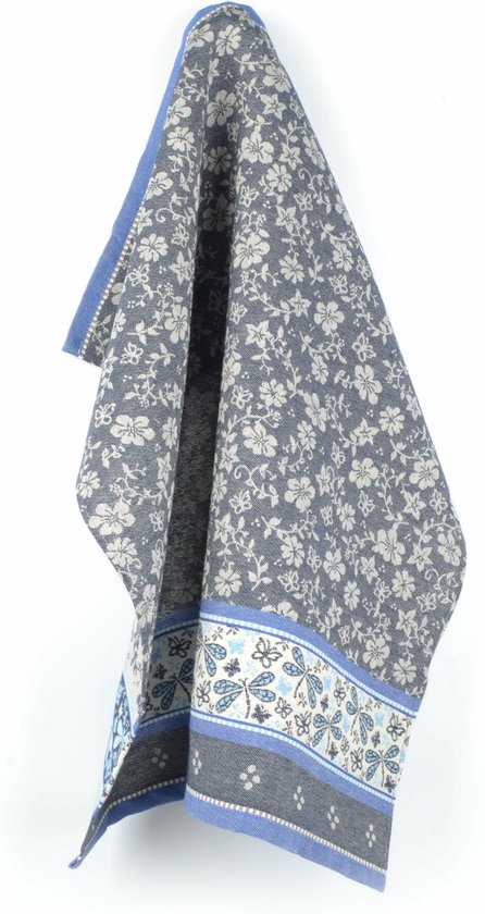 Bunzlau Castle | Theedoek Dragonfly Donker Blauw