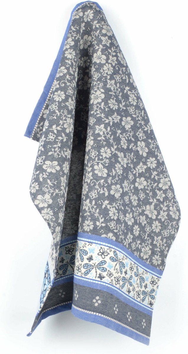 Bunzlau Castle | Theedoek Dragonfly Donker Blauw