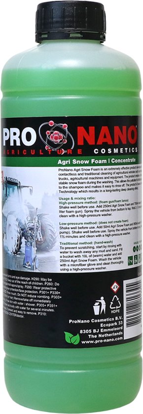 Wash tractor? ProNano Agri Snow Foam