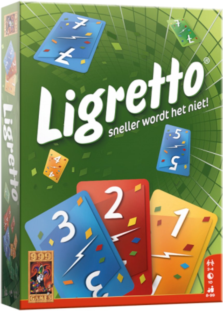 Ligretto groen Kaartspel - 999 Games