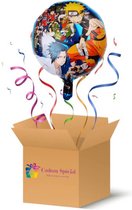 Helium Ballon gevuld Cadeau per post "Naruto rond"
