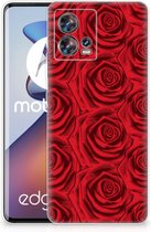 GSM Hoesje Motorola Edge 30 Fusion TPU Bumper Red Roses