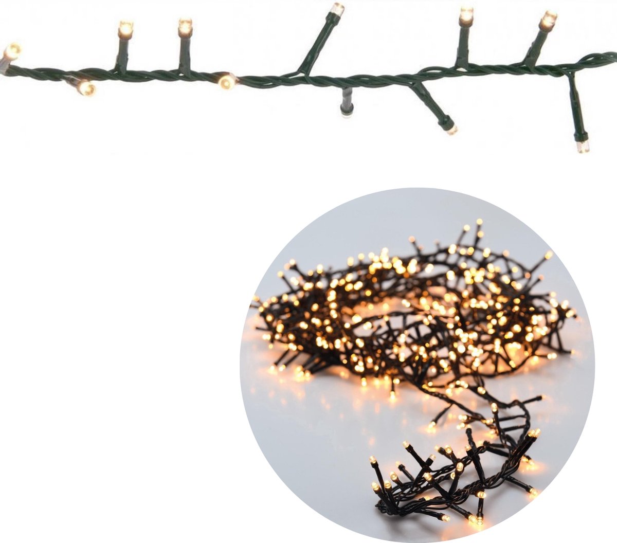 Cheqo® Kerstboomverlichting Micro Clusterverlichting Kerstlampjes