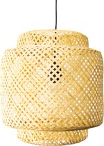 Groenovatie Bamboe Hanglamp - Handgemaakt - Naturel - Ø35 cm