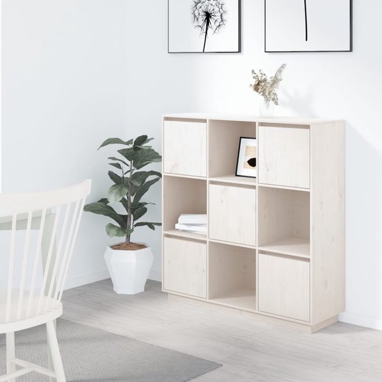The Living Store Hoge kast - Industriële charme - 40 x 36 x 110 cm - Gerookt eiken The Living Store Hoge kast - Industriële charme - 40 x 36 x 110 cm - Gerookt eiken