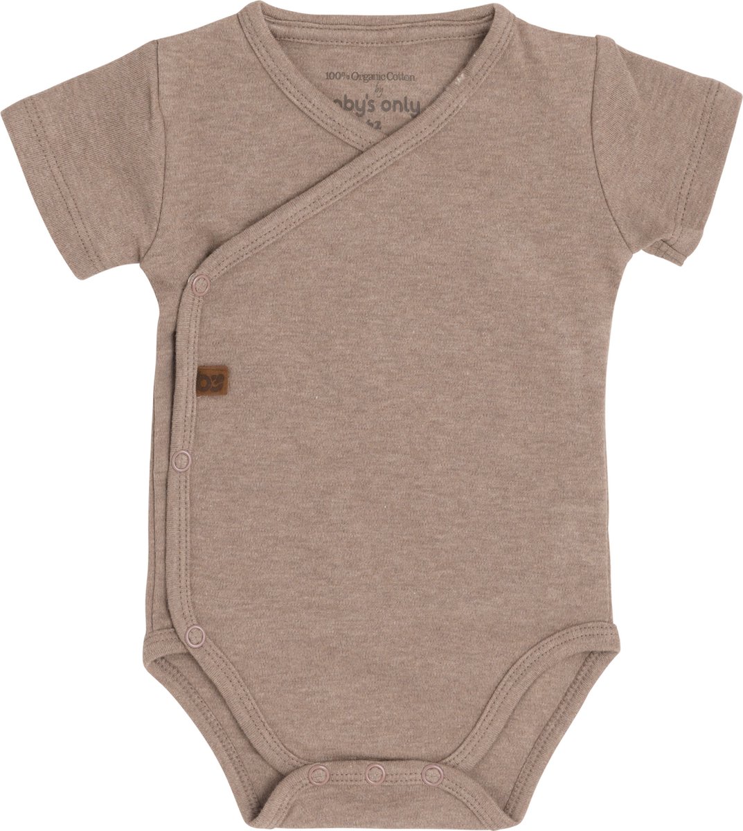 Baby's Only Rompertje Melange - Clay - 68 - 100% ecologisch katoen - GOTS