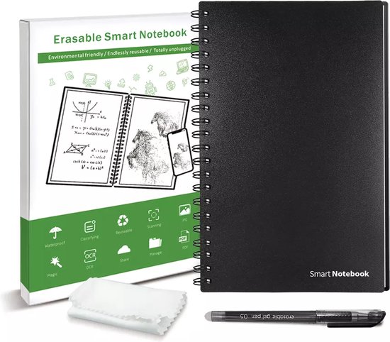 Smart Notebook - Carnet réinscriptible - effaçable - carnet réutilisable A5