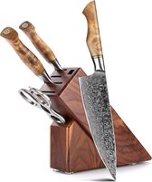 Ensemble de 5 couteaux professionnels | Acier Damas | Série B30