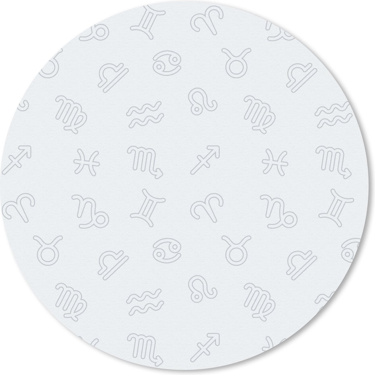 Muismat rond 20x20 cm - Mousepad Sterrenbeeld - Astrologie - Design - Ronde muismatten