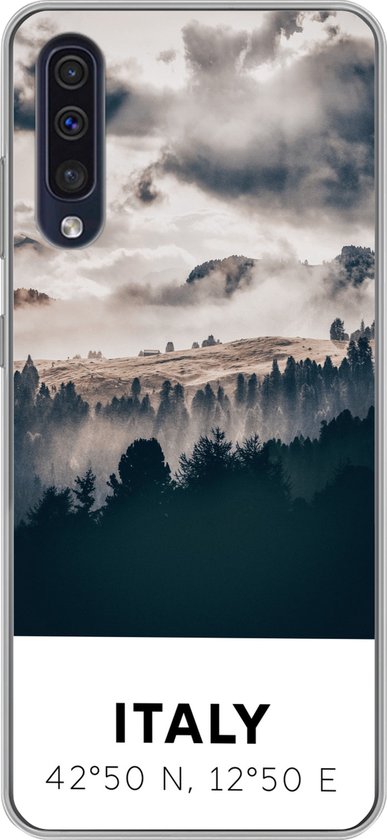 Coque Samsung Galaxy A50 - Italie - Brouillard - Forêt - Arbre - Coque de  téléphone en... | bol