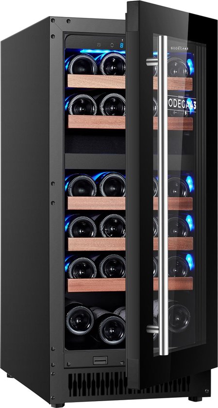 BODEGA43 - Cave à vin climatisée - étroite - 2 zones - 28 bouteilles