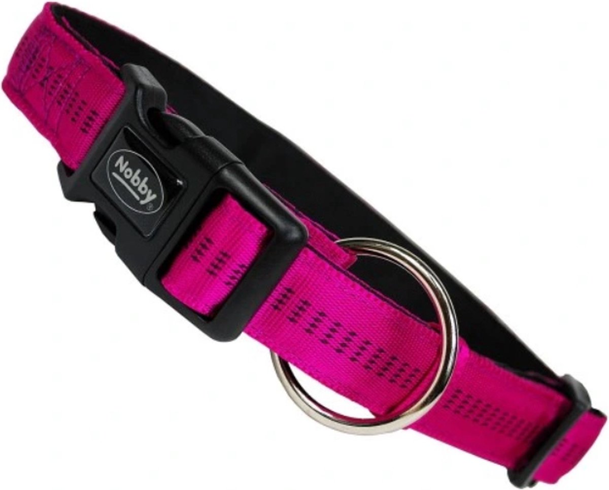 Nobby halsband soft grip fuchsia – 50-65 cm