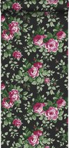 Papier peint Origin roses noir et rose - 326140-53 x 1005 cm