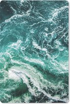 Muismat - Mousepad - Oceaan - Water - Zee - Luxe - Groen - Turquoise - 18x27 cm - Muismatten