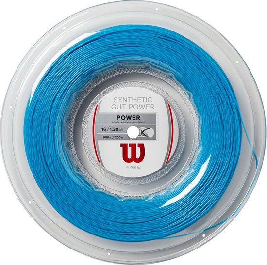 Foto: Wilson synthetic gut power 200m bleu