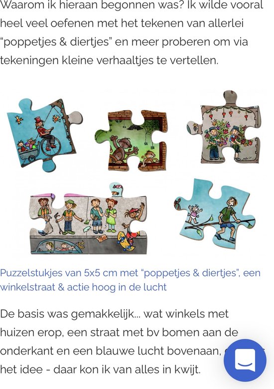 Navaris 200 houten puzzel stukjes - Blanco puzzel - Elk stukje is 4,5