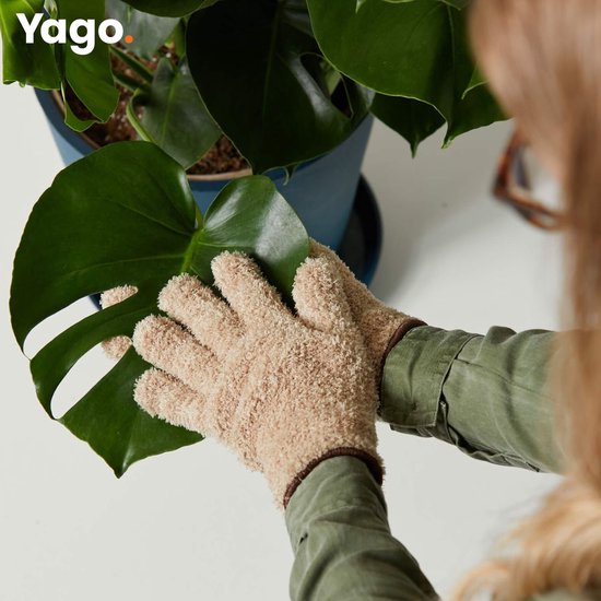 Yago Microvezel Handschoenen om Stof te verwijderen - Bruin | Extra | bol.com