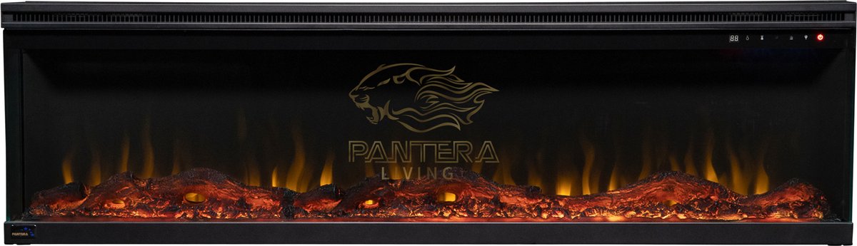 Pantera Pro 3D 60” 152cm-Sfeerhaard-elektrische sfeerhaard-inbouwhaard-open haard-verwarmd.