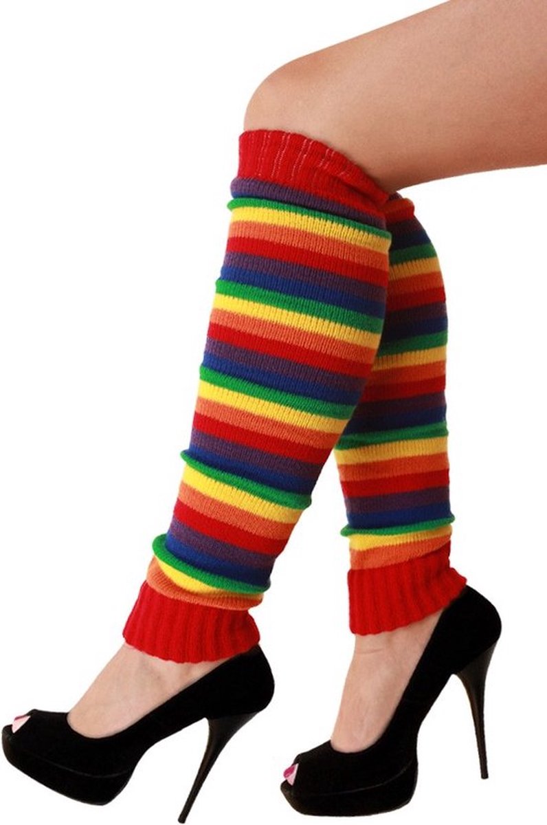 *** Beenwarmers Regenboog - Carneval - Verkleden - van Heble® ***