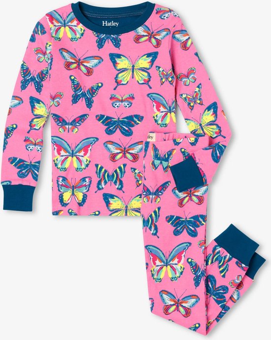 Hatley Pyjama 2 pièces Filles Papillons Rose - 2Y(92)